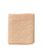 Fresk Set 2 paturici muselina de infasat din bumbac organic Swan peach pale 120x120 cm