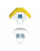 FridaBaby Periuta de dinti cap 3D pentru curatare eficienta cu indicator de inlocuire 2 ani+ galben