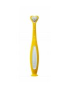FridaBaby Periuta de dinti cap 3D pentru curatare eficienta cu indicator de inlocuire 2 ani+ galben