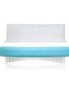FridaBaby Set ingrijire scalp DermaFrida 3 in 1 pentru dermatita seboreica la bebelusi include perie burete si pieptene suport cu ventuza 0 luni+ Alb