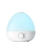 FridaBaby Umidificator BreatheFrida cu ultrasunete 3 in 1 ultra silentios include difuzor de uleiuri esentiale si lumina de veghe oprire automata rezervor BPA Free Alb