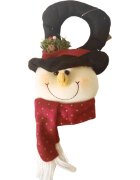 Friendlies Plush Decoratiune maner usa Craciun 26 cm om de zapada