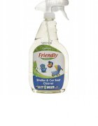 Friendly Organic Spray bio pentru curatarea carucioarelor landourilor si scaunelor auto Lemon 650 ml