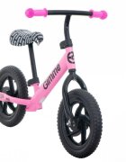 Gimme Bicicleta copii fara pedale Teddy Pink 11 inch roti din spuma EVA varsta 3-6 ani inaltimea de 85-110 cm cadru usor din otel inaltime sezut reglabila 30-41 cm ghidon reglabil