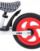 Gimme Bicicleta copii fara pedale Viko Red 11 inch varsta 3-6 ani inaltimea de 85-100 cm roti din material EVA rezistent inaltime sezut reglabila 30-42 cm sarcina maxima de pana la 30 kg