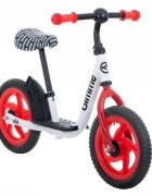 Gimme Bicicleta copii fara pedale Viko Red 11 inch varsta 3-6 ani inaltimea de 85-100 cm roti din material EVA rezistent inaltime sezut reglabila 30-42 cm sarcina maxima de pana la 30 kg