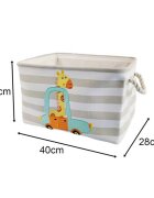 Ginger Home Cos pentru jucariihaine cu manere Giraffe