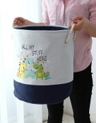 Ginger Home Cos pliabil pentru jucariihaine cu manere Dino