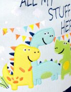 Ginger Home Cos pliabil pentru jucariihaine cu manere Dino