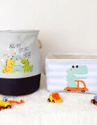 Ginger Home Cos pliabil pentru jucariihaine cu manere Dino