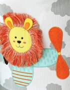 Ginger Home Cos pliabil pentru jucariihaine cu manere Lion