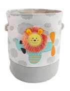 Ginger Home Cos pliabil pentru jucariihaine cu manere Lion