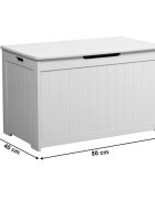Ginger Home Cufar pentru jucarii si bancuta 2in1 din MDF cu inchidere soft close Toy Chest Alb