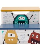 Ginger Home Inaltator cu doua trepte si spatiu depozitare din lemn MDF Monster