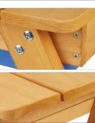 Ginger Home Masa 2in1 din lemn pentru copii cu bancute si nisipar Lift-Up Top2 cuve din plastc incluseperfecta pentru curtegradinaterasa
