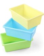 Ginger Home Organizator copii din lemn si MDF Mermaid pentru jucarii cu 9 cutii detasabile din plasticdimensiuni 623x265x60 cmmateriale sigurecolturi si margini rotunjite