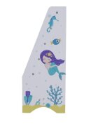Ginger Home Organizator cu rafturi pentru carti si reviste din lemn Mermaid