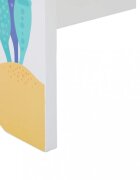 Ginger Home Organizator cu rafturi pentru carti si reviste din lemn Mermaid
