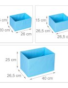 Ginger Home Organizator din lemn pentru jucarii cu 9 cutii textile Mermaid