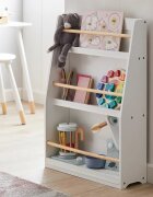 Ginger Home Organizator din lemn pentru jucarii si carti Cozy White