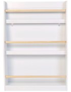 Ginger Home Organizator din lemn pentru jucarii si carti Cozy White