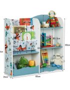 Ginger Home Organizator din lemn pentru jucarii si carti Dogs