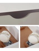 Ginger Home Organizator din lemn pentru jucarii si carti WhiteGrey