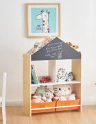 Ginger Home Organizator din lemn pentru jucarii si carti Wood