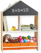 Ginger Home Organizator din lemn pentru jucarii si carti Wood
