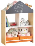 Ginger Home Organizator din lemn pentru jucarii si carti Wood