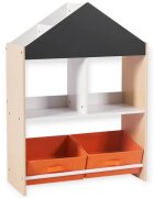 Ginger Home Organizator din lemn pentru jucarii si carti Wood