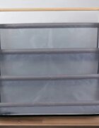 Ginger Home Organizator Nursery White din MDF si lemn de pin pentru carti si reviste copiijucariimateriale didactice si alte obiecte micidesign portabil cu manerdimensiune 60X25X60 cm