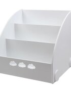 Ginger Home Organizator pentru carti si reviste Cloud White