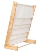 Ginger Home Organizator pentru cartireviste copii Natur cu 6 rafturidimensiune 64x30x79 cm
