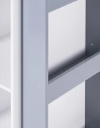 Ginger Home Organizator pentru jucarii si carti tip raft rotativ cu 4 nivele Rocket