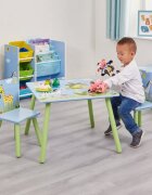 Ginger Home Pat junior din lemn 130x70 cm cu laterale protectie Forest
