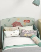 Ginger Home Pat junior din lemn 130x70 cm cu laterale protectie Forest