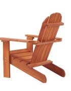 Ginger Home Scaun tip sezlong de gradina din lemn Adirondack
