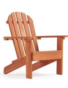 Ginger Home Scaun tip sezlong de gradina din lemn Adirondack