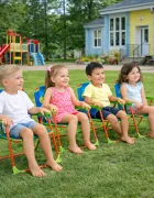 Ginger Home Scaunel pliabil pentru copii cu umbrela Toffyperfect pentru plajagradinacampingcalatorii