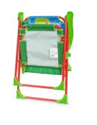 Ginger Home Scaunel pliabil pentru copii Multicolorsarcina maxima 30kgcadru metalic robust si cotiereutilizare camera copiilor balcon gradina picnic si plaja