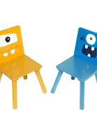 Ginger Home Set masuta cu 2 scaunele din lemn Monsters