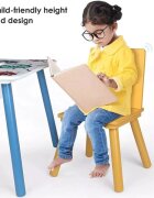 Ginger Home Set masuta cu 2 scaunele din lemn Monsters