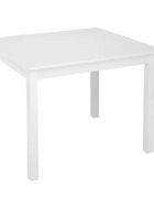 Ginger Home Set masuta cu 4 scaunele din lemn Albmargini rotunjitedesign scandinav elegantpotrivit pentru luat masaactivitatitemegradinitaafter school