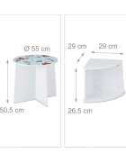 Ginger Home Set masuta cu 4 scaunele din lemn cu design compact Dogs