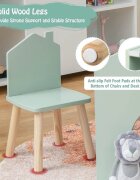 Ginger Home Set masuta multifunctionala cu 2 scaunele pentru desen si scriere Multi Activity