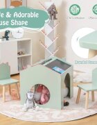 Ginger Home Set masuta multifunctionala cu 2 scaunele pentru desen si scriere Multi Activity