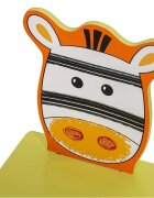 Ginger Home Set masuta si 2 scaunele cu spatar din lemn Safari Margini rotunjitepotrivit pentru activitatitemegradinitaafter schoolgreutate suportata 40kg