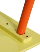 Ginger Home Set masuta si 2 scaunele cu spatar din lemn Safari Margini rotunjitepotrivit pentru activitatitemegradinitaafter schoolgreutate suportata 40kg