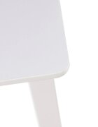 Ginger Home Set masuta si 2 scaunele cu spatar pentru copii White din lemn margini rotunjitepotrivit pentru activitatitemegradinitaafter schoolgreutate suportata 40kg